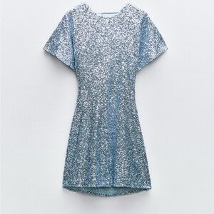 Zara short sequin dress